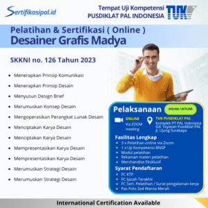 Pelatihan & Sertifikasi BNSP Desainer Grafis Madya