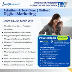 Pelatihan & Sertifikasi BNSP Skema Digital Marketing