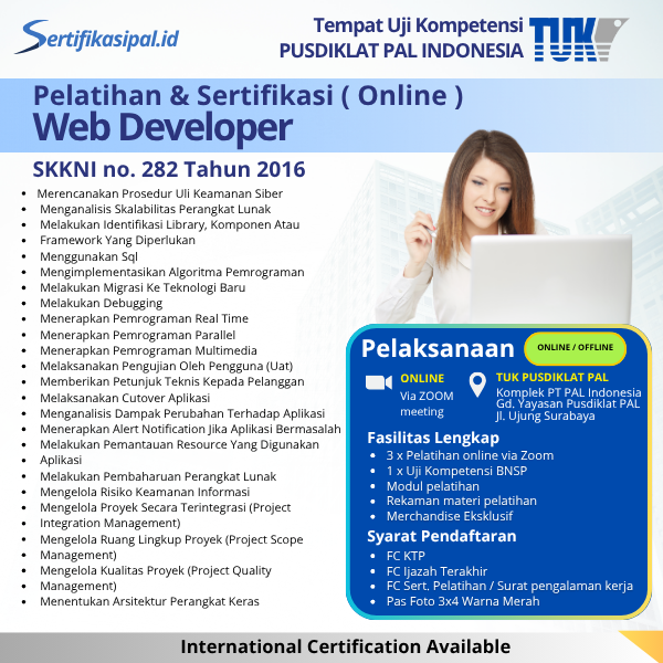 Pelatihan & Sertifikasi BNSP Web Developer